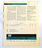 OLIVER MACHINE 184 REVERSIBLE BELT SANDER BROCHURE