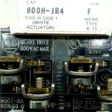 Allen-Bradley 800H-JR4 Push Button Switch With Contact Block 800T-XA 600VAC