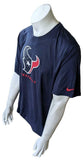 Nike Dri-Fit Men's NFL Houston Texans Football Navy Short Sleeve Shirt Size XXL