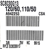 ASCO Red-Hat SC8030G13 Solenoid Valve SC8030-13 8030G13 3/8 Pipe 10.1W