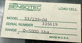 Sensotec 53/239-04 Wire Encoder Sensor 0-5000 LB Range