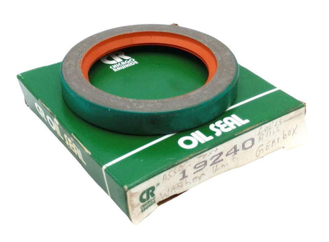Chicago Rawhide 19240 Single Lip Oil Seal 1.938" x 2.686" x 0.375" MVQ Lip