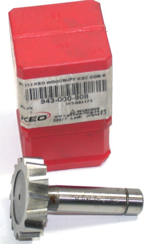 KEO 1.515" Diameter 1/2" shank 14 Teeth Keyseat Cutter 943-000-808 New