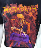 Anvil Men's Megadeth Peace Sells 25th Anniversary 1986-2011 Black Shirt Size L