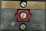 Lot of (2) Allen-Bradley 700-P400A1 Ser. A Contact Control Relay 115-120VAC 4NO