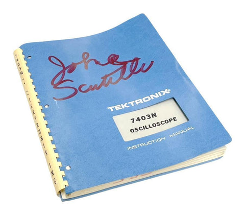 Tektronix 7403N Oscilloscope Instruction Manual