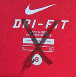 Nike Dri-Fit Men's Houston Texans Football Red Short Sleeve NFL Shirt Size Small