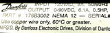 Danfoss 176B3002 Cycletrol 2000 DC Motor Drive Controller 120VAC 8A 50/60HZ