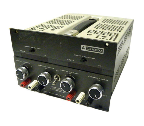 LAMBDA LQD-423 DUAL REGULATED POWER SUPPLY OUTPUT 0-60 VOLT @ 0.7 AMPS