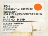 Van Air 84-0764 Differential Pressure Indicator 750 PSI