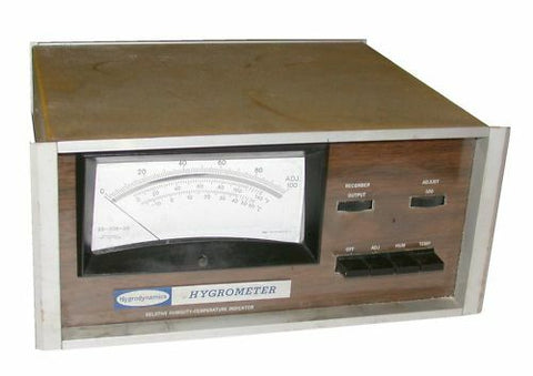 HYGRODYNAMICS HYGROMETER HUMIDITY-TEMP INDICATOR 15-305