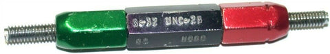 Up to 2 G.A.CO. 8-32 UNC-2B Thread Gage Go/No Go Plug Gage
