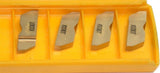Lot of 4 Kennametal Top Notch 3.18mm x 6.35mm LH Grooving Insert NGD3125LK KU30T