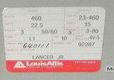 Louis Allis Lancer Jr   92287  Variable Frequency AC Drive Inverter 10 HP