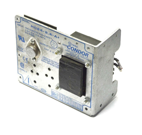 CONDOR HC24-2.4A-A+ POWER SUPPLY 24 VDC @ 2.4 AMPS