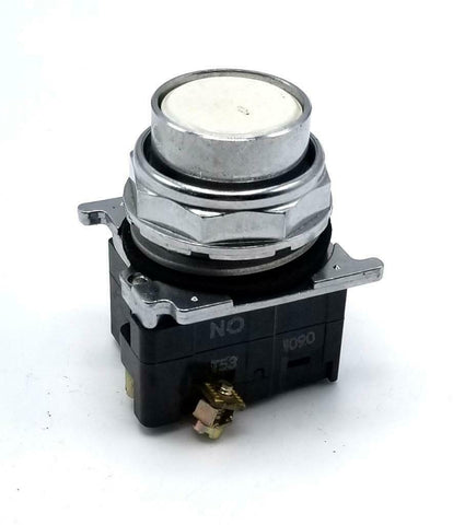 Cutler Hammer T53 White Pushbutton