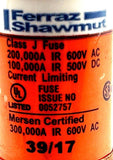 Ferraz Shawmut Smart Spot AJT15 Time Delay Fuse N218328 15A 600VAC (Lot of 9)