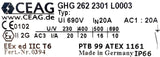Cooper Crouse-Hinds GHG2622301L0003 Safety Switch 20A