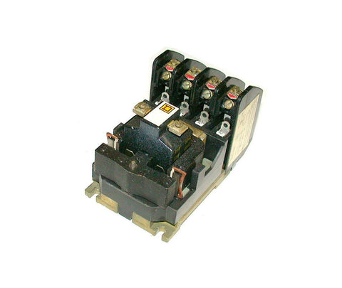 SQUARE D CONTROL RELAY 10 AMP MODEL 8501-H040 (3 AVAILABLE)