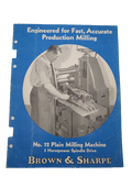 Brown & Sharpe - Plain Milling Machine Manual No. 12