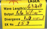 Spectra Physics 124B Helium-Neon Laser 632.8 Wave Length - SOLD AS IS