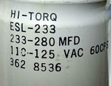 Hi-Torq ESL-233 Capacitor 233-280 MFD 110-125 VAC