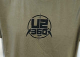 Live Men's U2 360° World Tour Johannesburg FNB Stadium Feb. 13th Shirt Size L