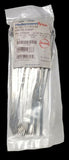New Pack of 100 Hellermann Tyton   MBT8S-S.M3P  Stainless Steel Cable Ties