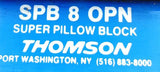 Thomson SPB 8 OPN Super Pillow Block Ball Bushing Linear Bearing