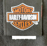 Harley Davidson Motorcycle Men's Classic Models Woman On Bike Black Shirt Size S