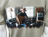 Anvil Men's Jason Aldean My Kinda Party 2011 Tour Light Green Shirt Size Large