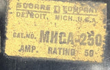 Square D MHCA-250 2 Pole Circuit Breaker 50A 240V