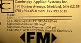 Cambridge Applied Systems Inc. 311 Viscosity Sanitary Sensor