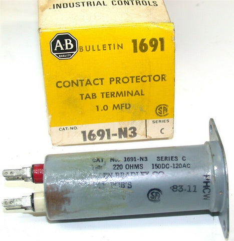 Allen Bradley Contact Protector Tab Terminal 1691-N3 NIB