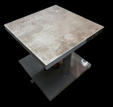 Central Hydraulic Table Adj. Work Bench 3 Ton Capacity 30" x 30" On Wheels