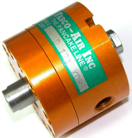 Fabco-Air Double End 1/2" Stroke 1 1/8" Bore Pancake Air Cylinder D 121 XDR New