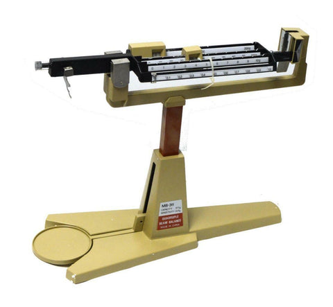 QUADRUPLE BEAM BALANCE MB-311 SCALE 311 GRAM CAPACITY 0.01 GRAM SENSITIVITY