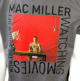 Gildan Men's Mac Miller Watching Movies With The Sound Off 2013 Tour Shirt Large