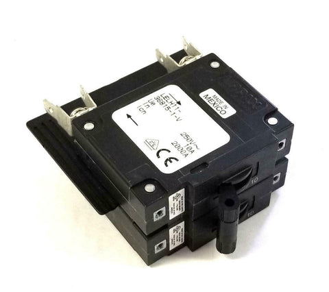 Airpax LELH11-36815-1-V Circuit Breaker 10 A 250 V 2 Pole