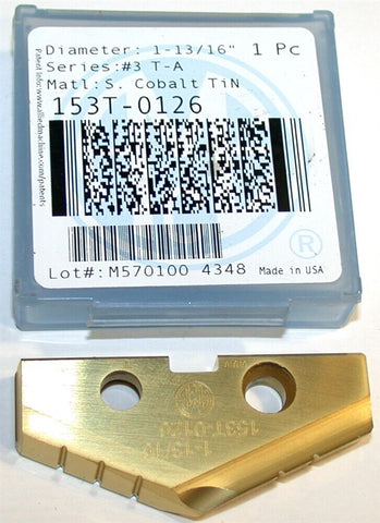 Allied Machine Original T-A 1 13/16" Spade Drilling Insert 153T-0126