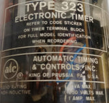 ATC Automatic Timing & Controls Type 323 Electronic Timer 0-15 Sec. 250V 1A Max