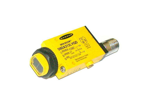 NEW BANNER PHOTOELECTRIC SENSOR 24-240 VAC MODEL SM2A312LVQD