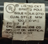 Crouse-Hinds MM230 2 Pole Circuit Breaker 30A 120/240VAC