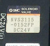 New SMC  NVS3115-0152FP  Solenoid Valve 24 VDC 1/8 NPT