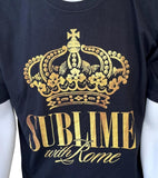 Gildan Men's Sublime With Rome 2010 Tour Black Short Sleeve Shirt Size Large