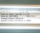 UP TO 2 NEW LIN-ACT AIR CYLINDER 1 1/2" STROKE DOUBLE END
