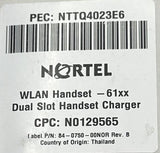 Nortel NTTQ4023E6 Dual Slot Handset Charger