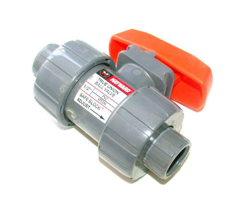 HAYWARD  LB112  TRUE UNION 1/2  BALL VALVE PVC VITON