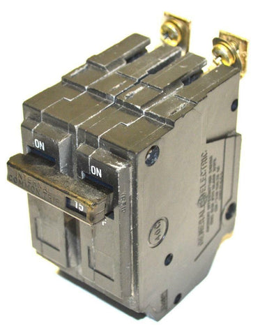 GENERAL ELECTRIC CTL215 2-POLE CIRCUIT BREAKER 15 AMP 240 VAC