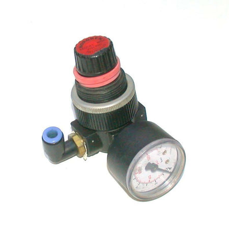 NORGREN   R06  PNEUMATIC AIR PRESSURE REGULATOR W/GAUGE 1/4 NPT 0-160 PSI 10 BAR